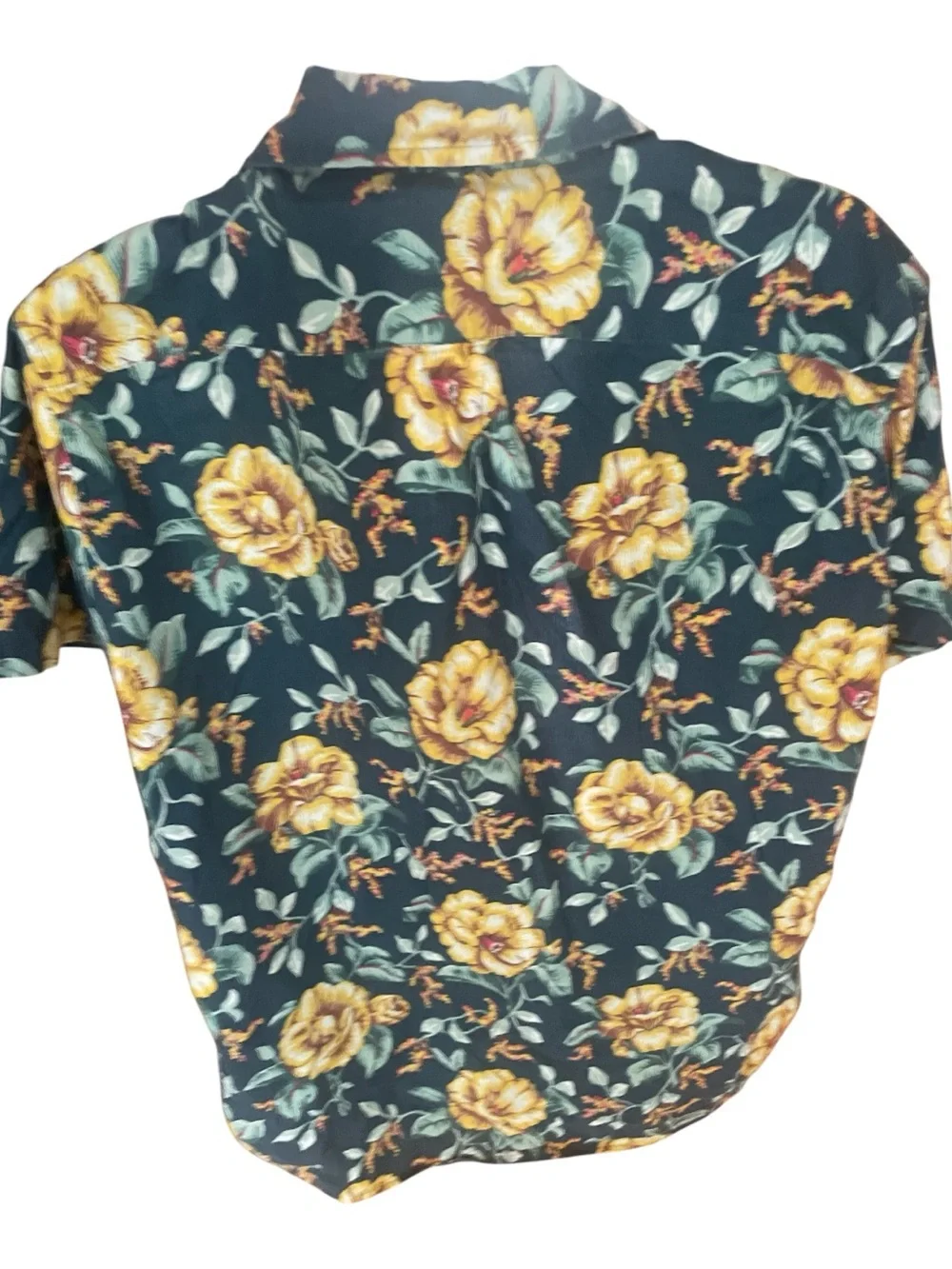 Sold:J. Crew Floral Hawaiian Button Down Shirt Mens Size Large Tropical Cotton
